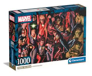 Clementoni Puzzle Marvel 1000 Pièces - Puzzle pour Adultes 14-99 Ans, Fabriqué en Italie, 39857