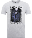 Disney The Nightmare Before Christmas Jack Skellington Zero Pose Grey T-Shirt - XL