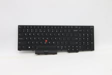 Transimage - Ersättningstangentbord För Bärbar Dator - Med Trackpoint - Bakgrundsbelyst - Usa Med Eurosymbol - Svart - För Thinkpad P15 Gen 1 20St, 20Su  T15g Gen 1 20Ur, 20Us