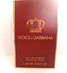 DOLCE & GABBANA Q 1.5ml EDP POUR FEMME SAMPLE SPRAY