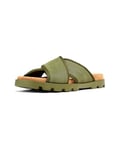 Camper Homme Brutus K100958 Sandales Claquettes, Vert 002, 43 EU