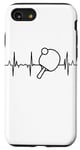 Coque pour iPhone SE (2020) / 7 / 8 Ping Pong Tennis de table Heartbeat Heartline