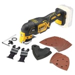 DEWALT DCS355N 18V XR BRUSHLESS OSCILLATING MULTI TOOL BODY + ACCESSORIES