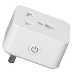 Smart Plug 15A PC 2.4G WiFi Outlet With Schedule Timer Function 