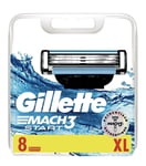 Pack 8 Lames GILLETTE MACH3 START Recharge Rasoir Lot Gilette Mach 3 Match3