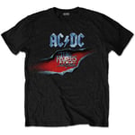 AC/DC ACDC Men's The Razors Edge T-Shirt, Black (Black Black), X (Size:X-Large)