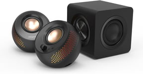 CREATIVE Pebble X Plus 2.1 USB-C Computer Speakers with Subwoofer and RGB 5.3,