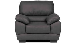 Fauteuil en tissu MILAN 2 coloris gris anthracite