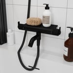 Mitigeur de bain thermostatique, noir, GoodHome Selenga