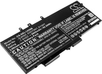 Kompatibelt med Dell Latitude 5490, 7.6V, 8800 mAh