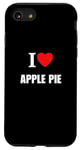 Coque pour iPhone SE (2020) / 7 / 8 I Love Apple Pie And Custard Dessert Hommes Femmes Enfants