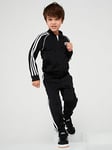 adidas Originals Unisex Kids Superstar Tracksuit - Black, Black, Size 6-7 Years