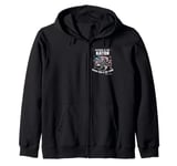 Blessed Is The Nation Whose God Is the Lord Psalm 33:12 Zip Hoodie