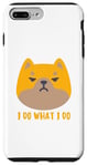 Coque pour iPhone 7 Plus/8 Plus Chien jaune l Do What | Do Funny Sarcastic Crazy