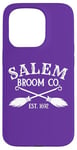 Coque pour iPhone 15 Pro Salem Broom Company Costume de sorcière d'Halloween pour femme