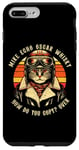 iPhone 7 Plus/8 Plus Mike Echo Oscar Whiskey Retro Pilot Cat Lover Cat Mom Dad Case