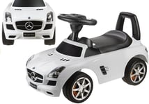 Mercedes-Benz SLS AMG, potkuauto, valkoinen