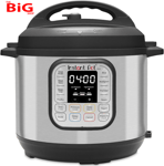 Pot  DUO  60  Duo  7 - In - 1  Smart  Cooker ,  5 . 7L -  Pressure  Cooker ,  Sl