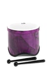 TOCA World Percussion Freestyle 2 Tom Tom (optimal drum for drum circles, schools & kindergartens, made of robust synthetic material, diameter: 9.5", height: 8"), Woodstock Purple