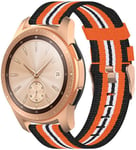 Garmin Venu SQ 2      PU Leather Strap   Black/Orange