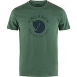 Fjällräven Mens Fjällräven Fox T-shirt (Grön (DEEP PATINA/679) Medium)