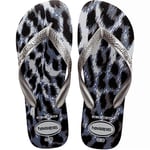 Havaianas Femme Top Animals Tongues, Grey Silver/Ice Grey, 37 EU