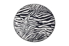 Rund Matte Zebra (100) - Friezematter Flerfarget