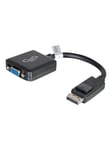 C2G 20cm DisplayPort to VGA Adapter Converter - DP Male to VGA Female - Black - VGA adapter - 20 cm