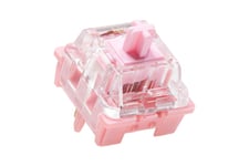 KTT Rose Linear Switch for Mechanical Keyboard,PC PA POM,Pink Lubed Factory,63g,MX - Type KTT Rose x90