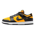 Nike Homme Dunk Low Sneaker, Black University Gold White, 38.5 EU