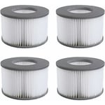 4 pcs Filtre Spa Lite pour MSPA,Filtrepour mspa Whirlpool Filter - Cartouches Filtrantes pour Sous - Bateaux et spa Chauds - Modèle à partir de 20