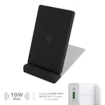 VELD 10W Fast Wireless Charging Stand with Super Fast 18W USB Charger