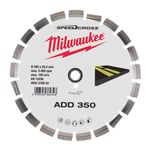 Milwaukee diamantskive add asfalt 350mm