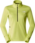 The North Face Women's Winter Warm Pro 1/4 Zip Fleece Firefly Yellow, XL