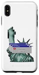 iPhone XS Max Cool New York City NYC Statue of Liberty USA Flag Design Case