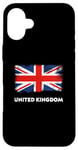 Coque pour iPhone 16 Plus Drapeau United Kingdom Angleterre Union Jack