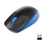 Logitech M190 Mouse Rf Wireless Ottico 1000 Dpi Ambidestro Blu 910-005907