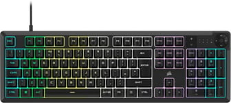 Corsair K55 CORE RGB Membrane Wired Gaming Keyboard – Quiet, Responsive... 