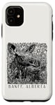 iPhone 11 Banff, Alberta Canada Canadian Moose Mama and Baby Souvenir Case