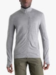 Icebreaker Merino 260 Quantum III Long Sleeve Zip Top, Metro Hthr