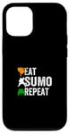 Coque pour iPhone 13 Pro Eat Sumo Wrestling Repeat - Sumo Wrestling Sumo Fighter