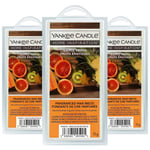 Yankee Candle Wax Melts Scented Home Room Fragrance Exotic Fruits 75g x3