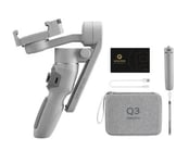 ZHIYUN SMOOTH Q3-Stabilisateur de cardan 3 axes flexible pour téléphone portable,iPhone 14 Pro,Xiaomi,Huawei - Type Grey Standard