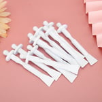 50pcs 2-In-1 Face Nose Hair Removal Wax Sticks Disposable Hair Removal Applicat