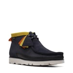 Clarks Wallabee 2.0 Gore-Tex GTX 26167901 Mens Blue Suede Chukkas Boots