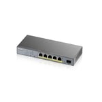 Zyxel GS1350-6HP Switch Di Sorveglianza A 5 Porte Gigabit 60W PoE+ Smart Managed