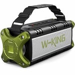 Bluetooth Speakers, W-KING 50W Portable Bluetooth Speaker Loud, IPX6 Waterproof