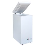 36cm White Chest Freezer, Freestanding Slimline Compact - SIA CHF60W