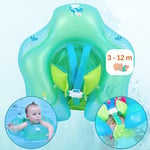 Trendy and Chic Bouée Double Flotteur de Sécurité Piscine Mer Plage - Bouée Gonflable Apprentissage de la Natation avec Harnais pour Bébé et Enfant - Modèle pour Bébé de 5 à 11 kg (3 à 12 Mois)