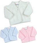 Babyprem Baby Boys Girls Clothes Premature Tiny Blue Pink White Cardigan 3 - 8lb